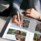 Large Photo Album Self Adhesive for 4x6 8x10 Pictures Linen Scrapbook Album DIY 40 Blank Pages with A Metallic Pen
